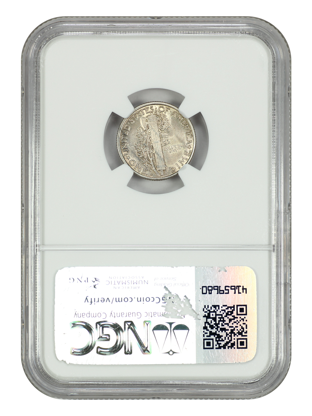 image for: 1919-S 10c NGC AU58 FB