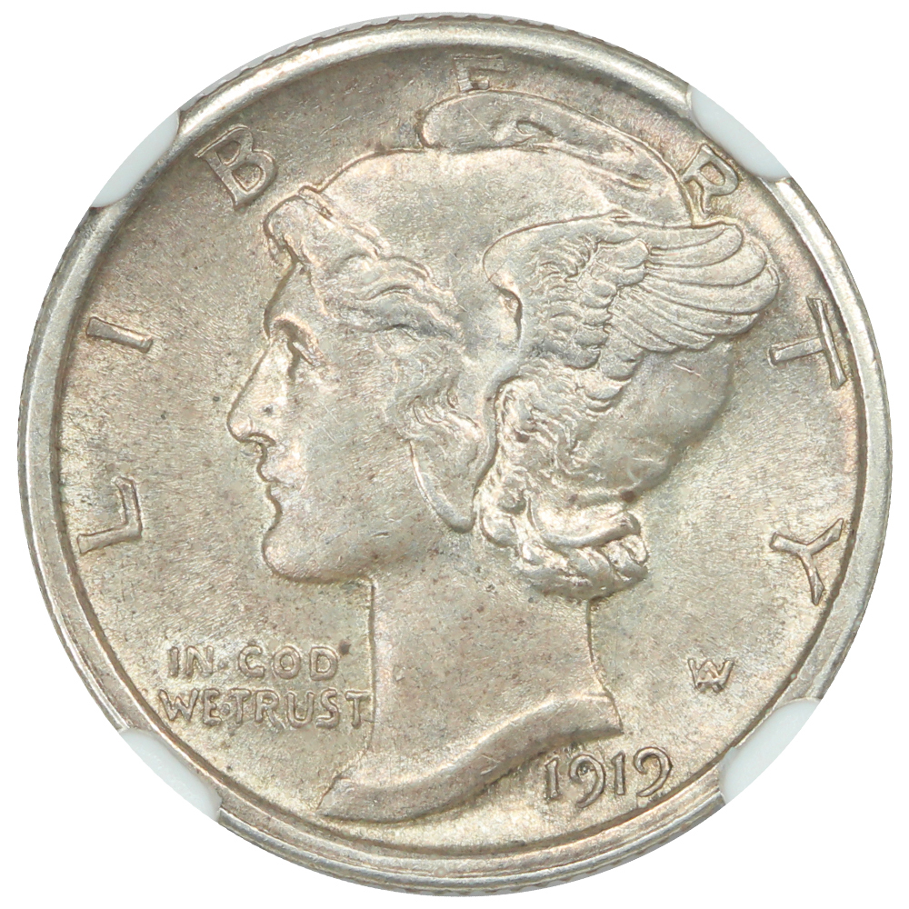 image for: 1919-S 10c NGC AU58 FB