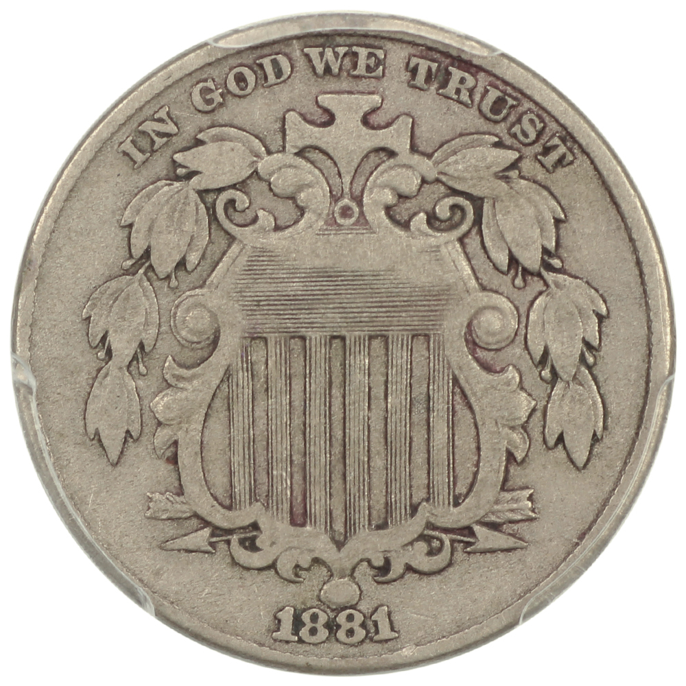 image for: 1881 5c PCGS VF25