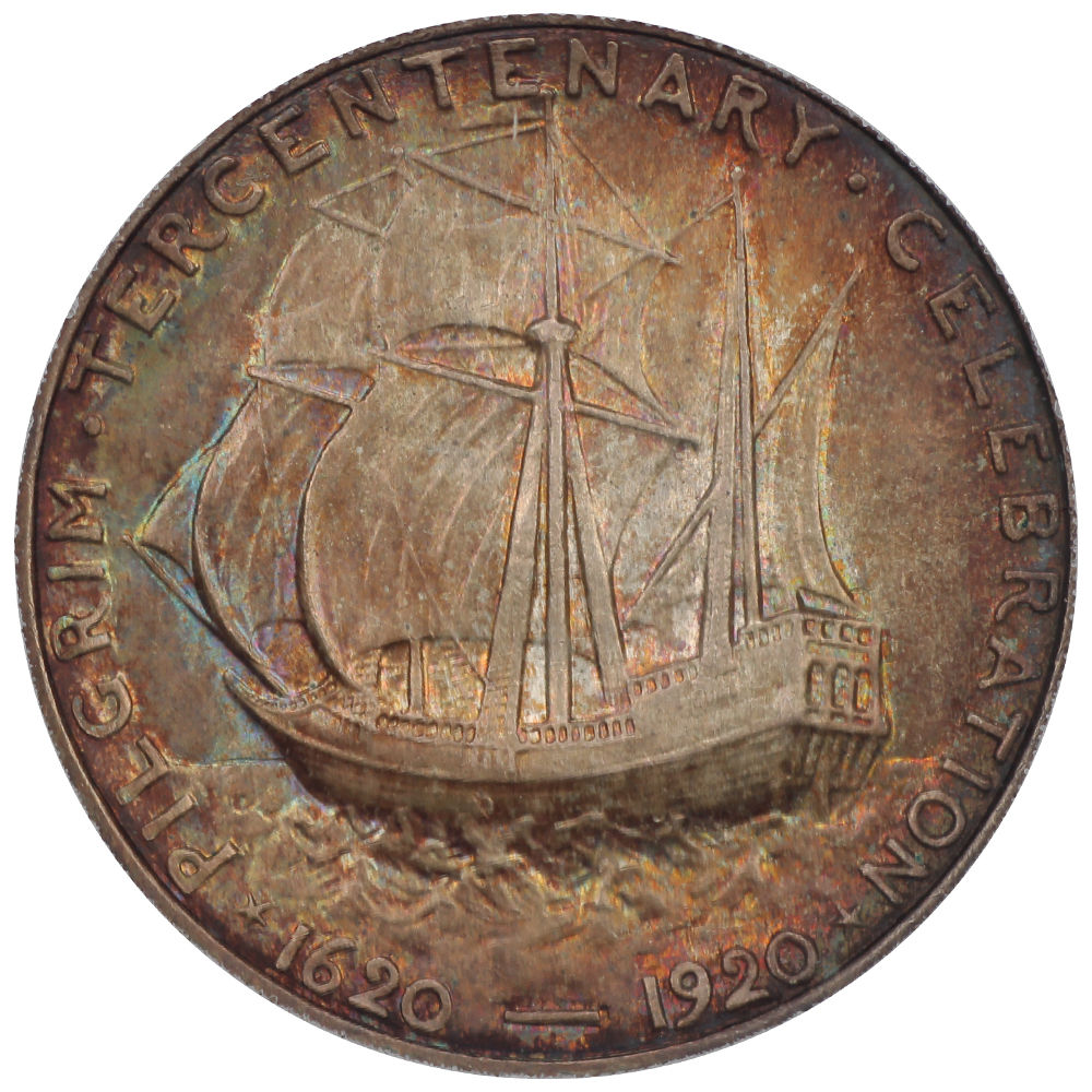image for: 1920 Pilgrim 50c PCGS MS64