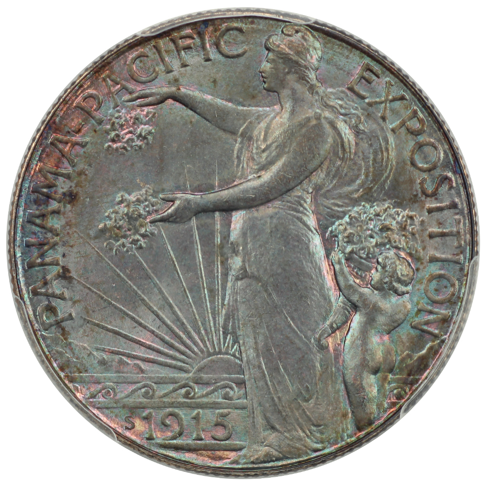 image for: 1915-S Panama-Pacific Expo 50c PCGS MS67