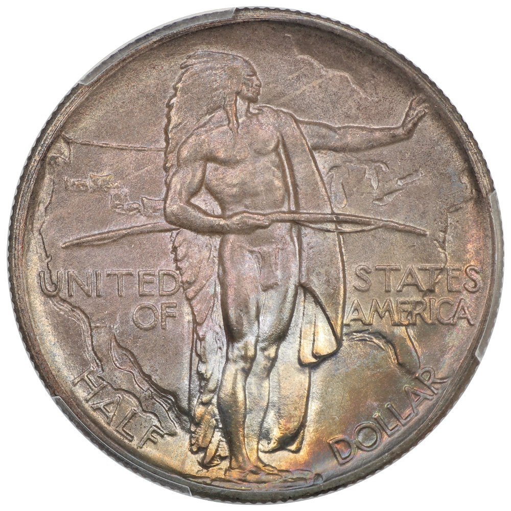 image for: 1928 Oregon Trail 50c PCGS MS67