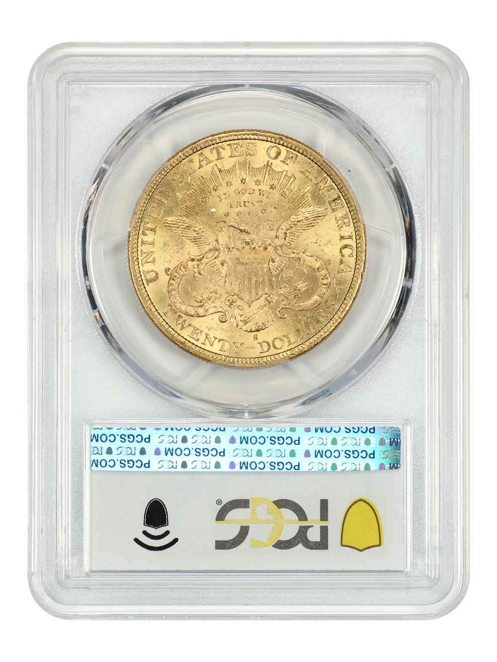 image for: 1877-S $20  PCGS MS62