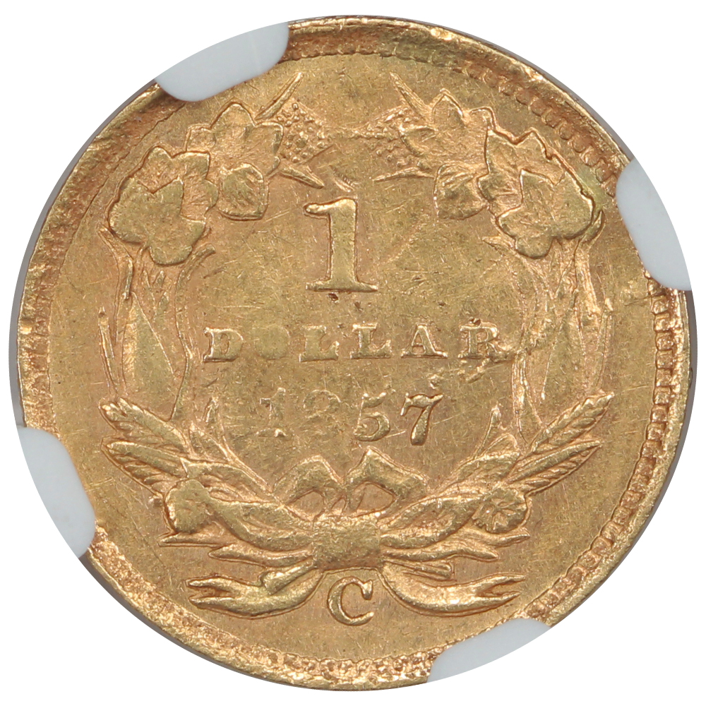 image for: 1857-C G$1 NGC AU55