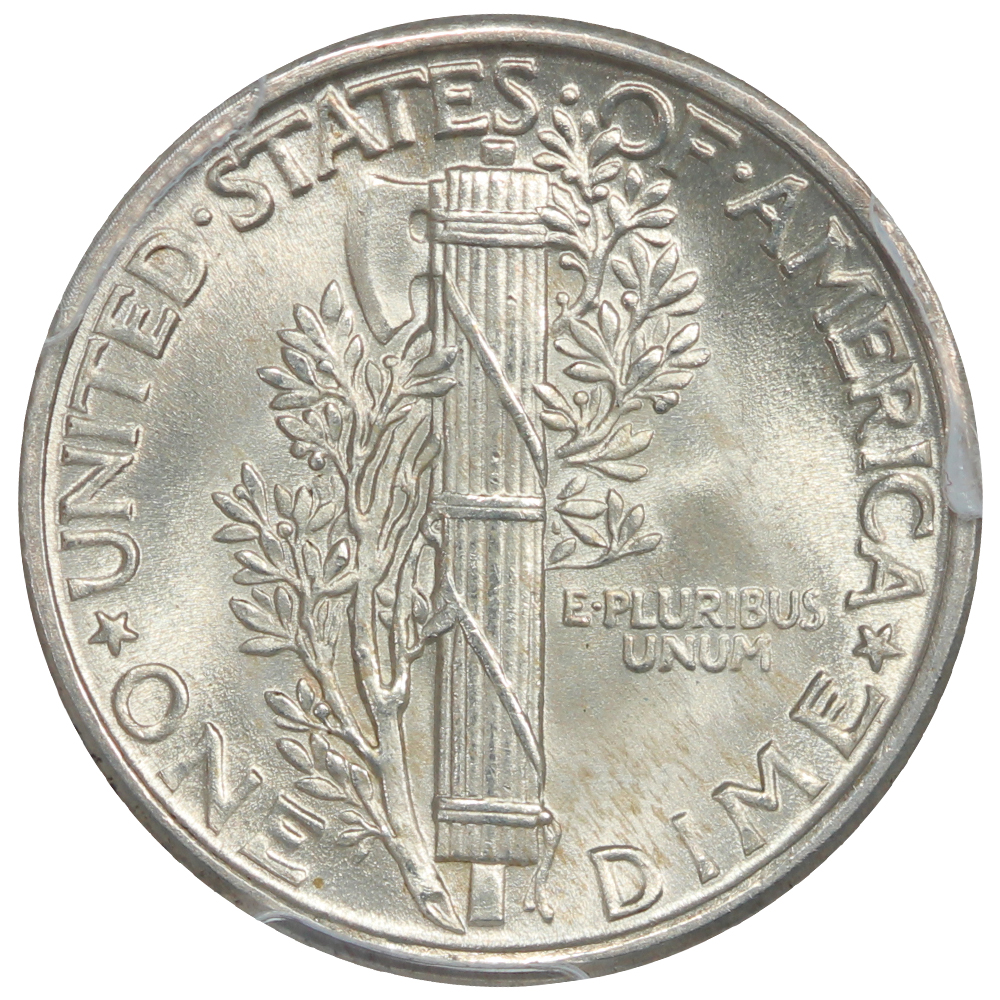 image for: 1929 10c PCGS MS65 FB