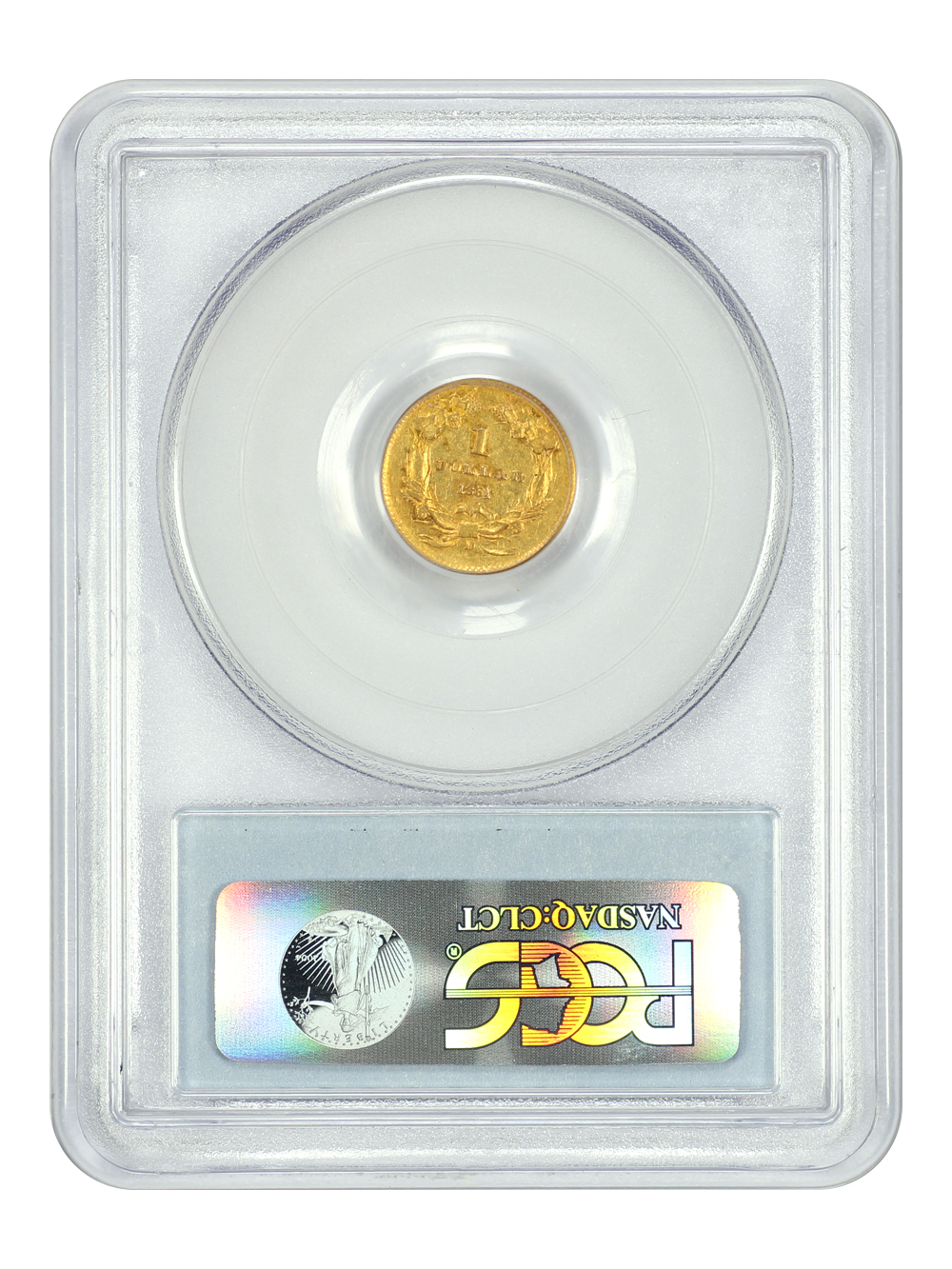 image for: 1861-D G$1 PCGS AU53