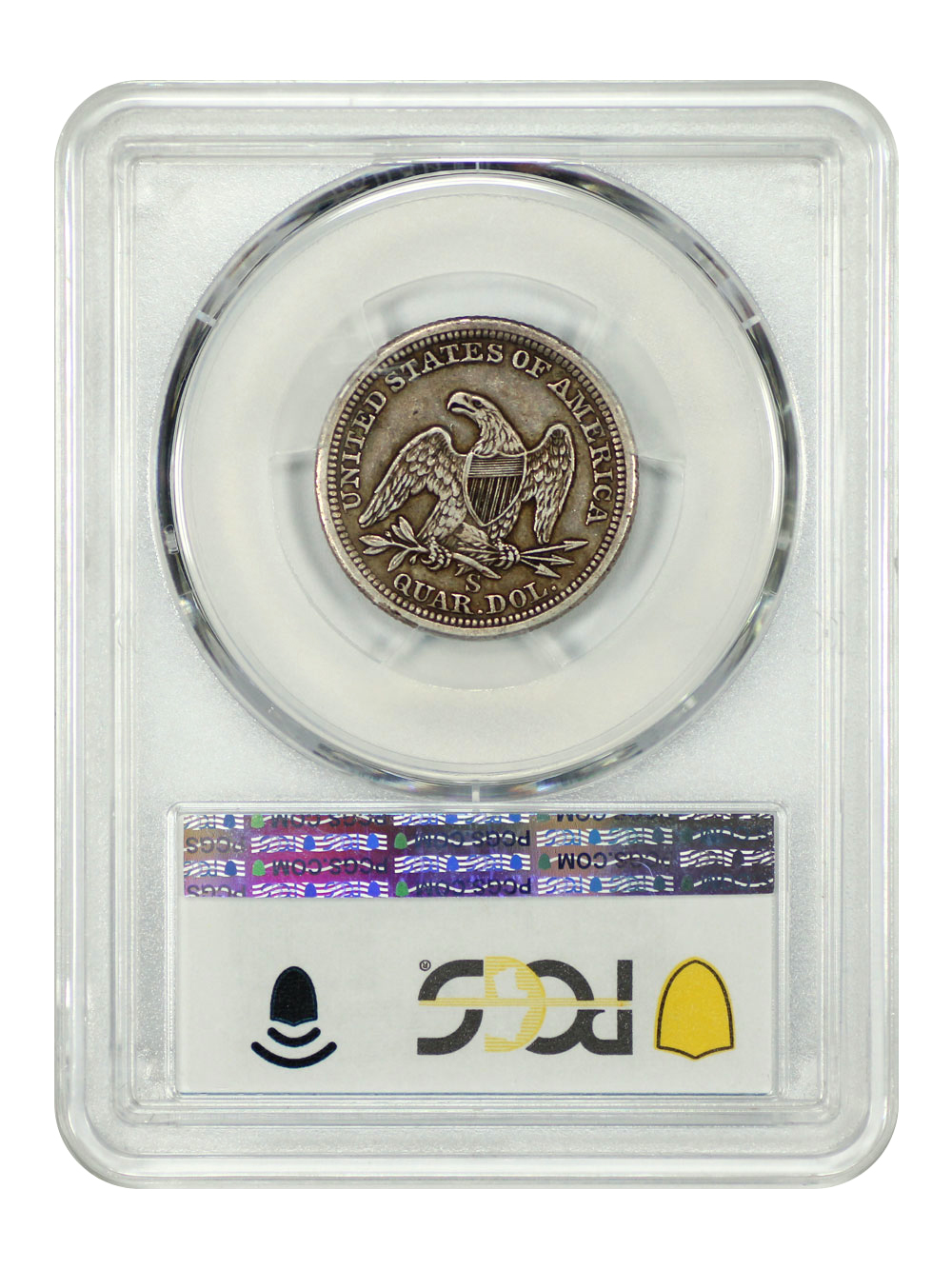 image for: 1859-S 25c PCGS VF35