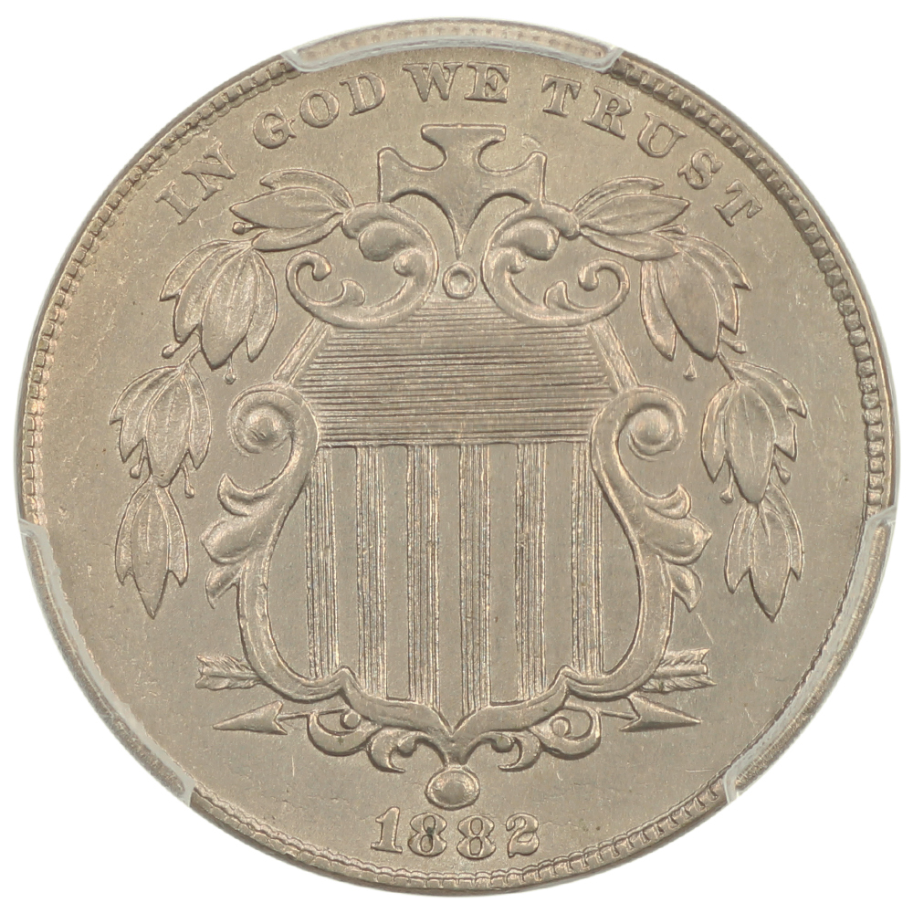 image for: 1882 5c PCGS AU58