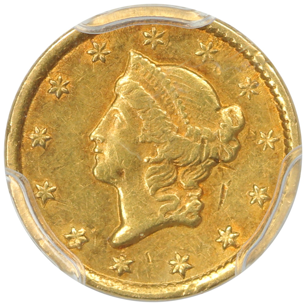 image for: 1853-C G$1 PCGS XF40