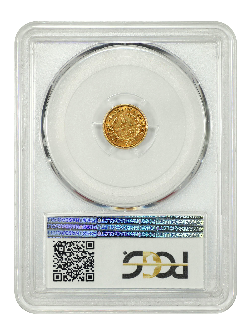 image for: 1853-C G$1 PCGS XF40