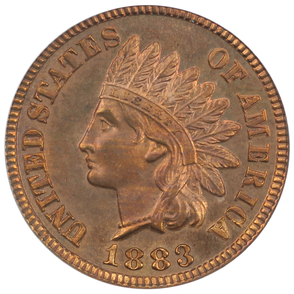image for: 1883 1c PCGS PR65 RB