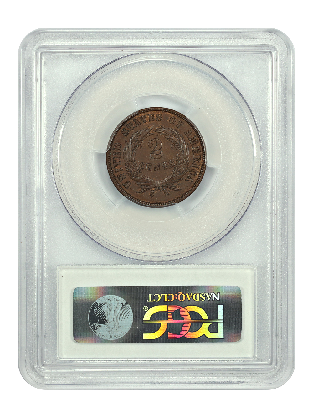 image for: 1868 2c PCGS MS63 BN