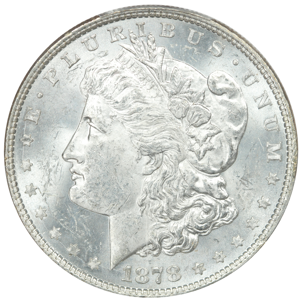 image for: 1878 8TF $1  PCGS MS62