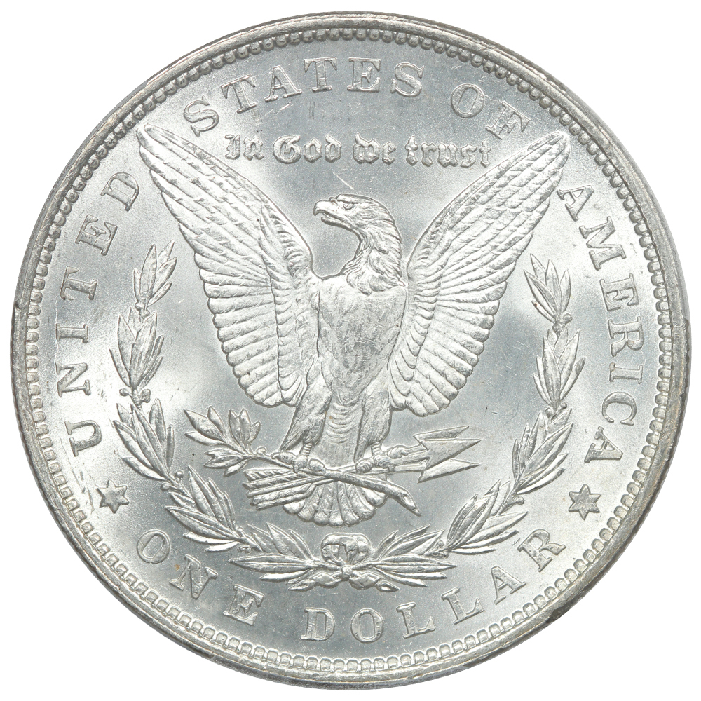 image for: 1878 7TF Reverse of 1879 $1  PCGS MS63