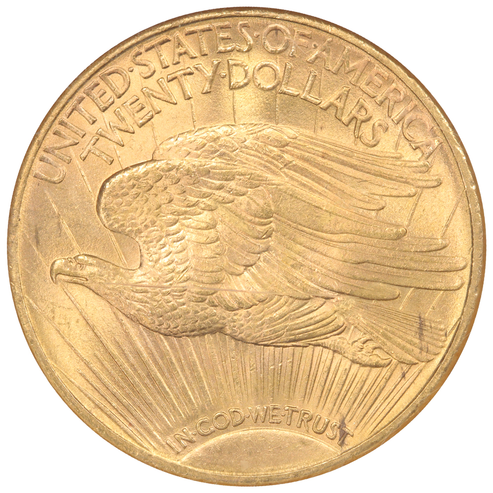 image for: 1914-S $20  NGC MS66