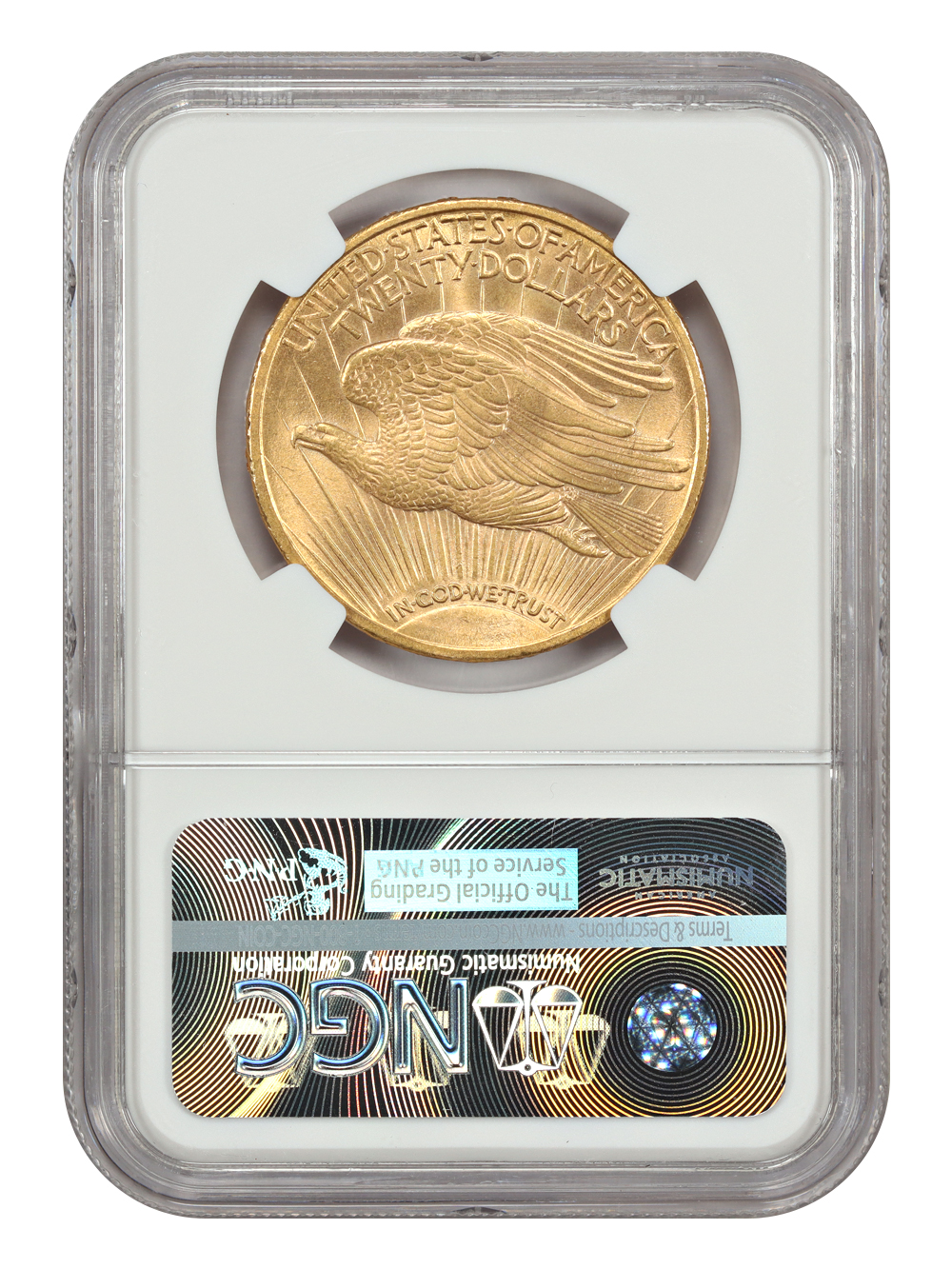 image for: 1910 $20  NGC MS65