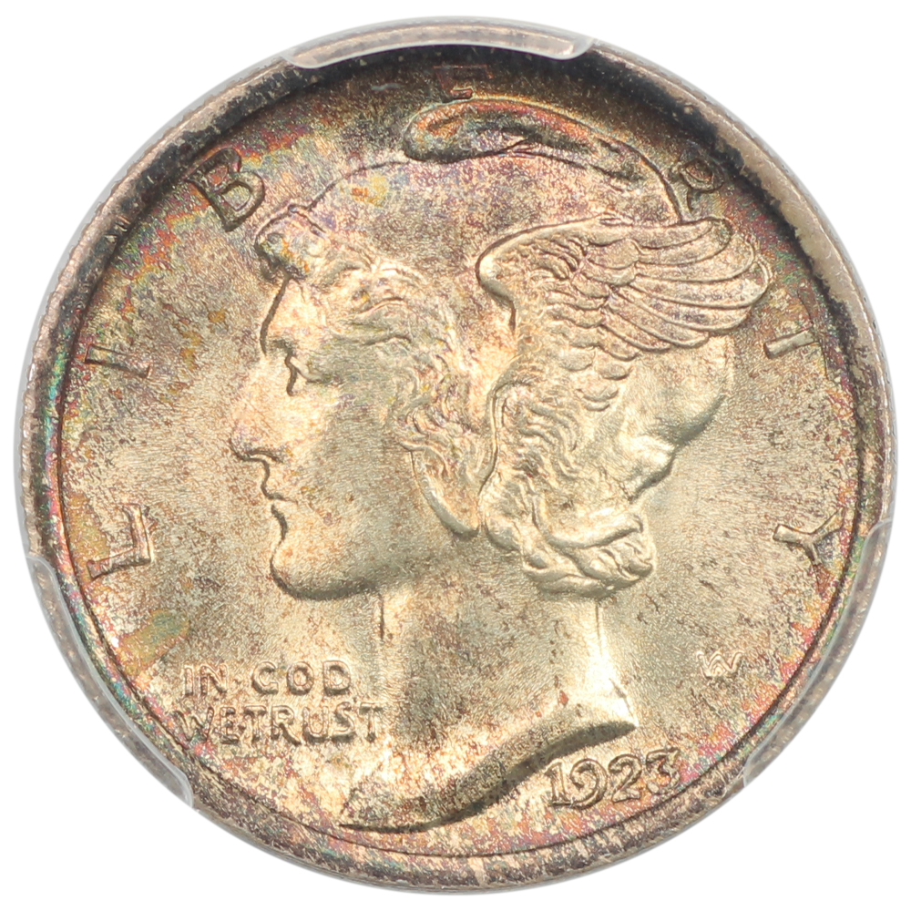 image for: 1923 10c PCGS MS67 FB