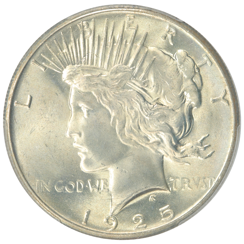 image for: 1925 $1  PCGS MS66
