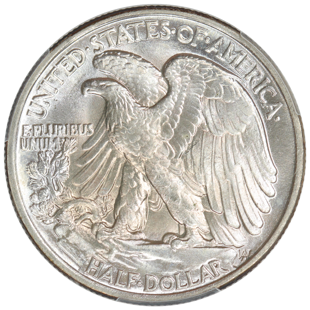 image for: 1943 50c PCGS MS67