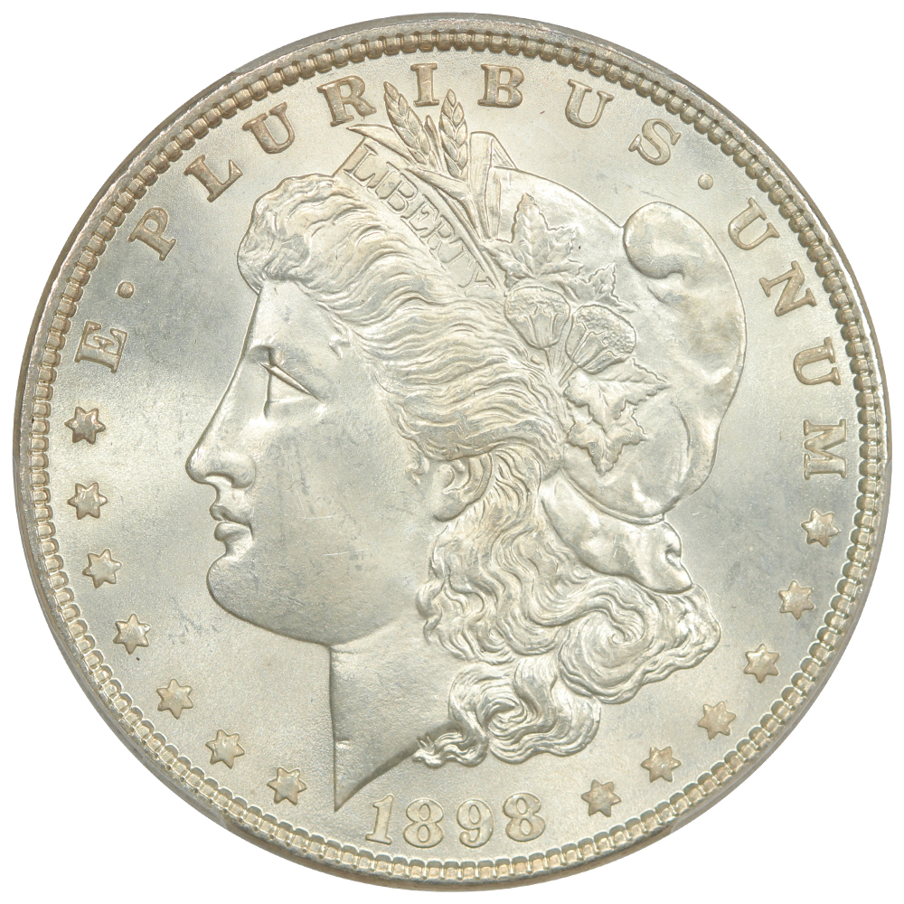 image for: 1898 $1 PCGS MS66