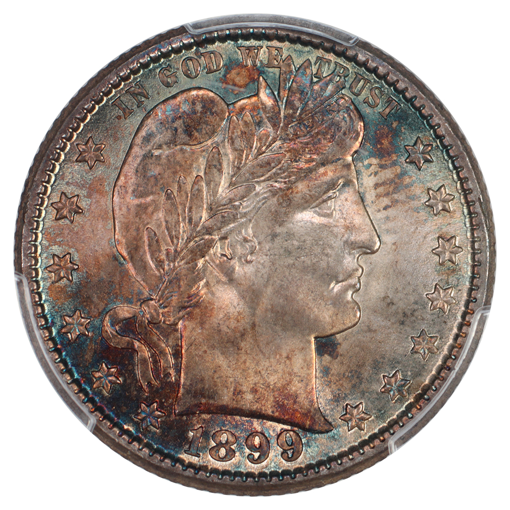 image for: 1899-O 25c PCGS MS66