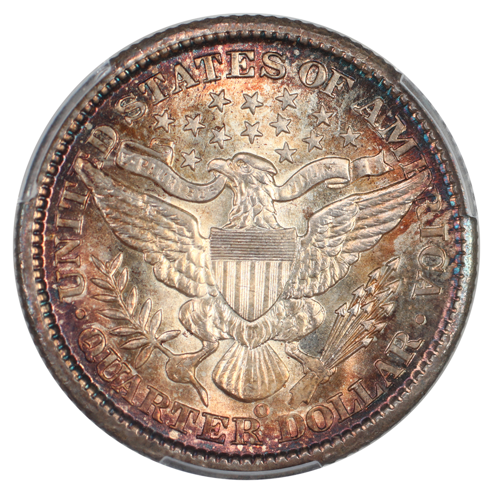 image for: 1899-O 25c PCGS MS66