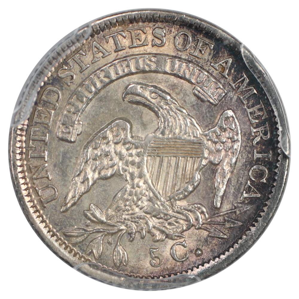 image for: 1835 Small Date, Small 5c H10c PCGS MS62