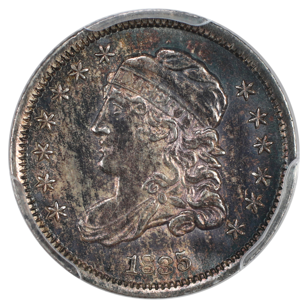 image for: 1835 Small Date, Small 5c H10c PCGS MS62