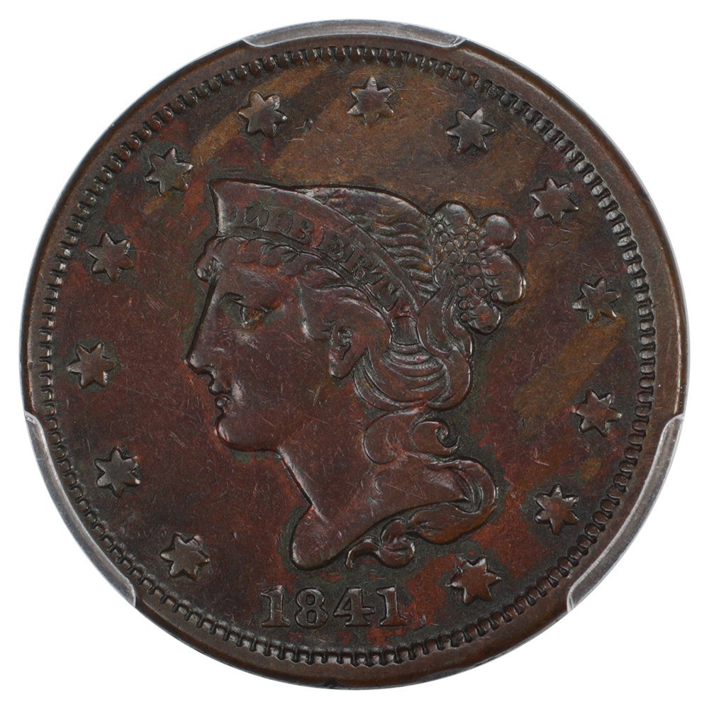 image for: 1841 1c PCGS VF20 BN