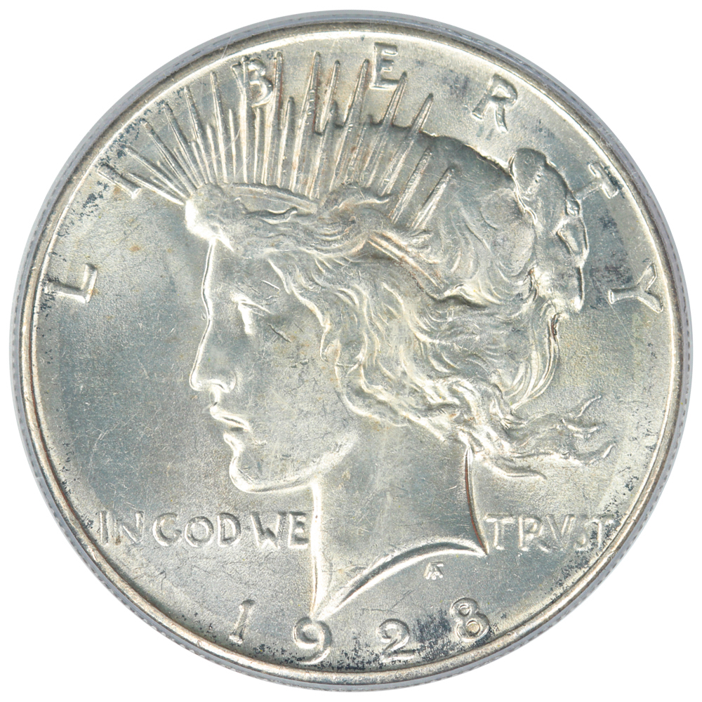 image for: 1928 $1  PCGS MS62