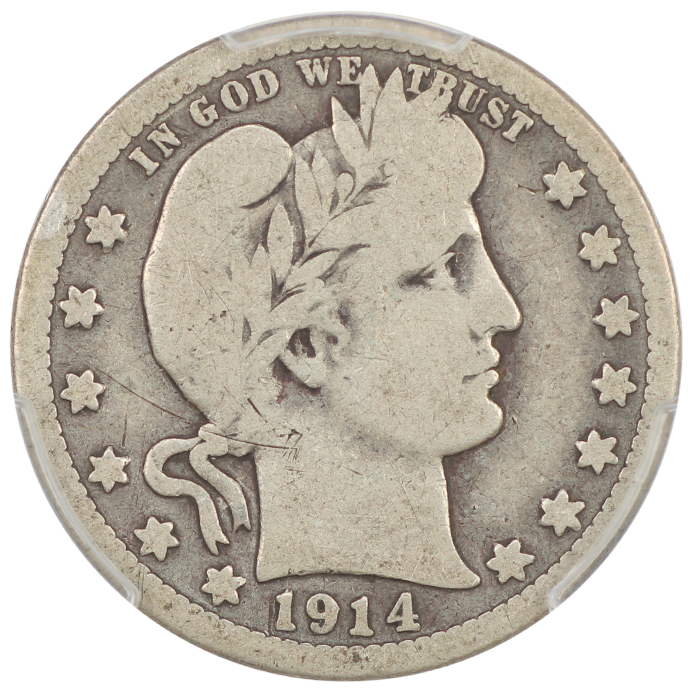 image for: 1914-S 25c PCGS VG8