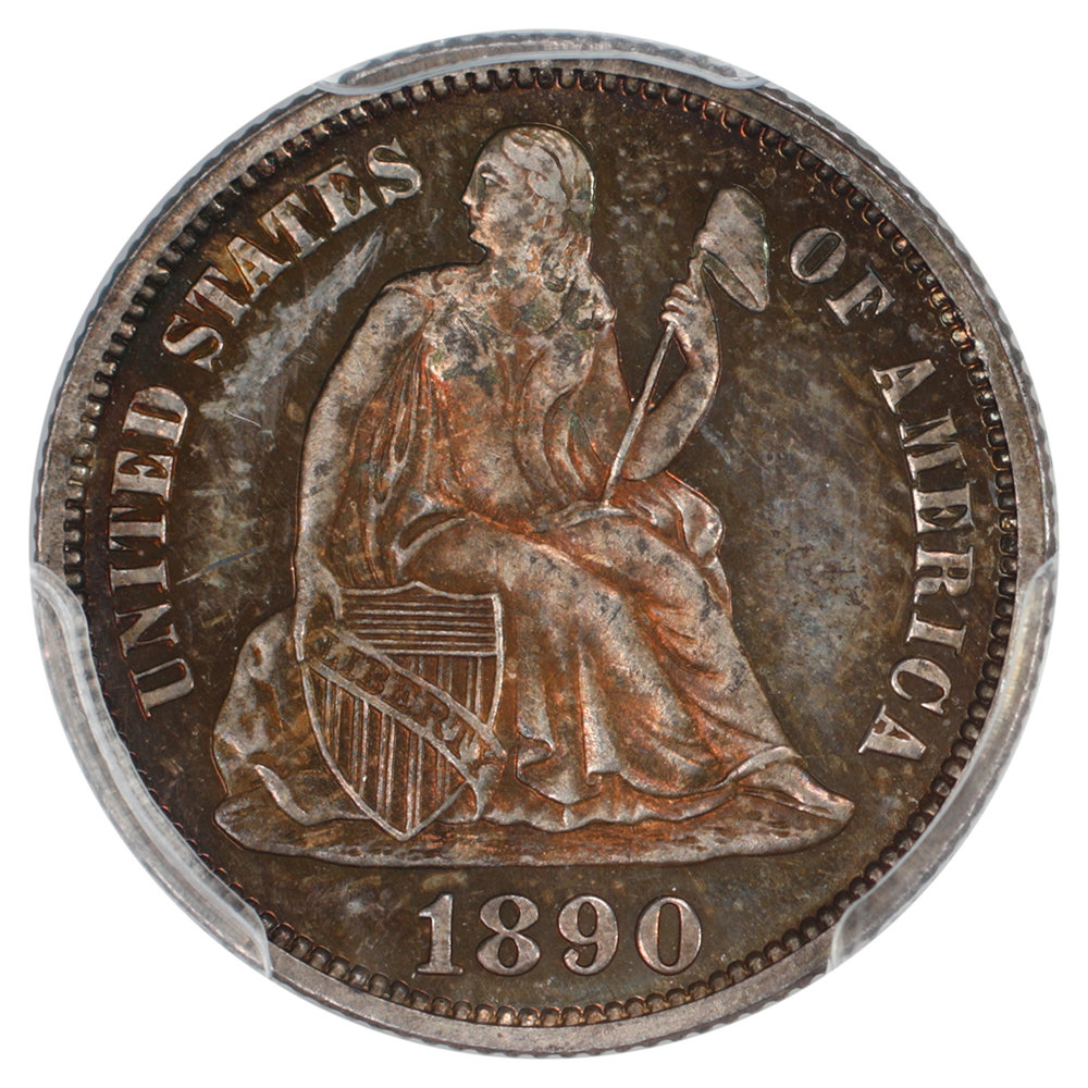 image for: 1890 10c PCGS PR66