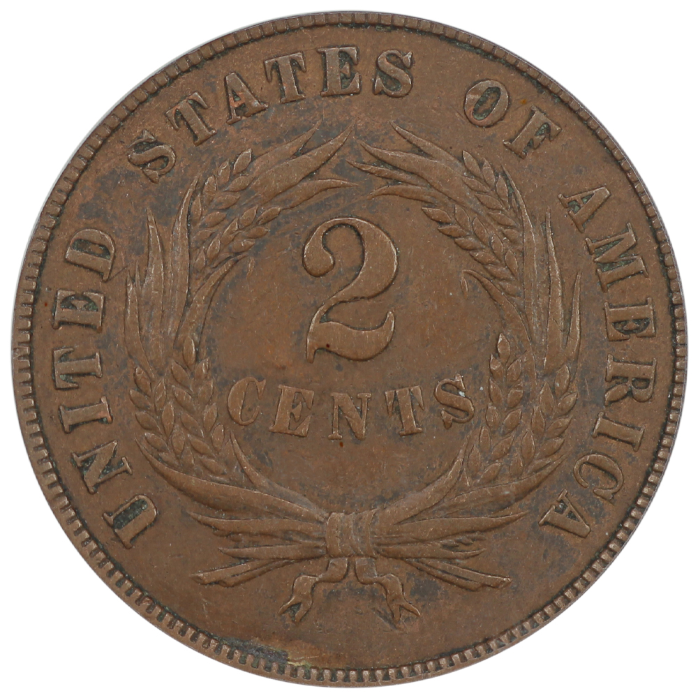 image for: 1872 2c PCGS XF40 BN