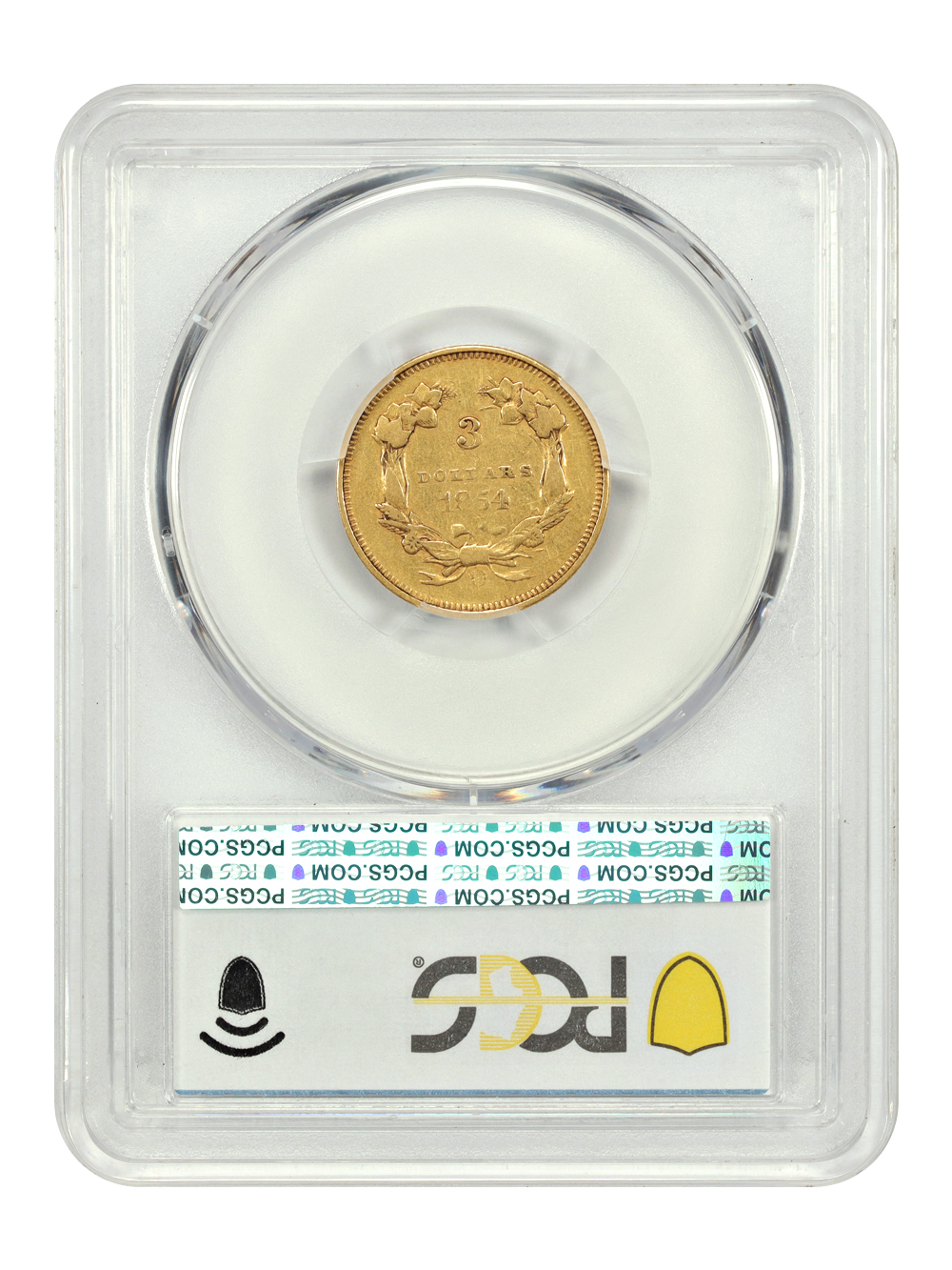 image for: 1854-O $3  PCGS XF40