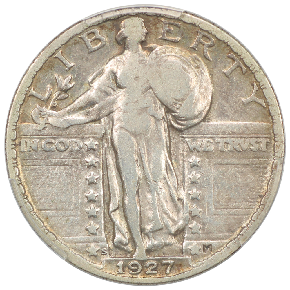 image for: 1927-S 25c PCGS F15