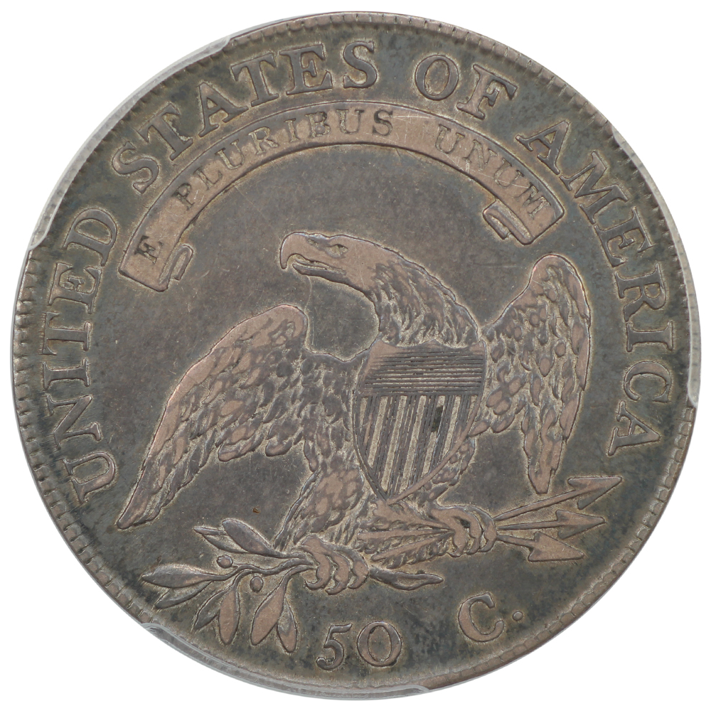 image for: 1807 Capped Bust, Large Stars 50c PCGS VF35