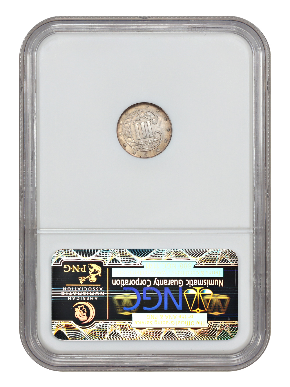 image for: 1860 3cS NGC MS62