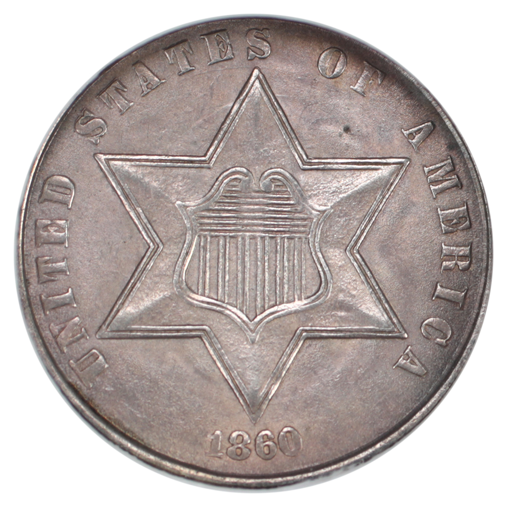 image for: 1860 3cS NGC MS62