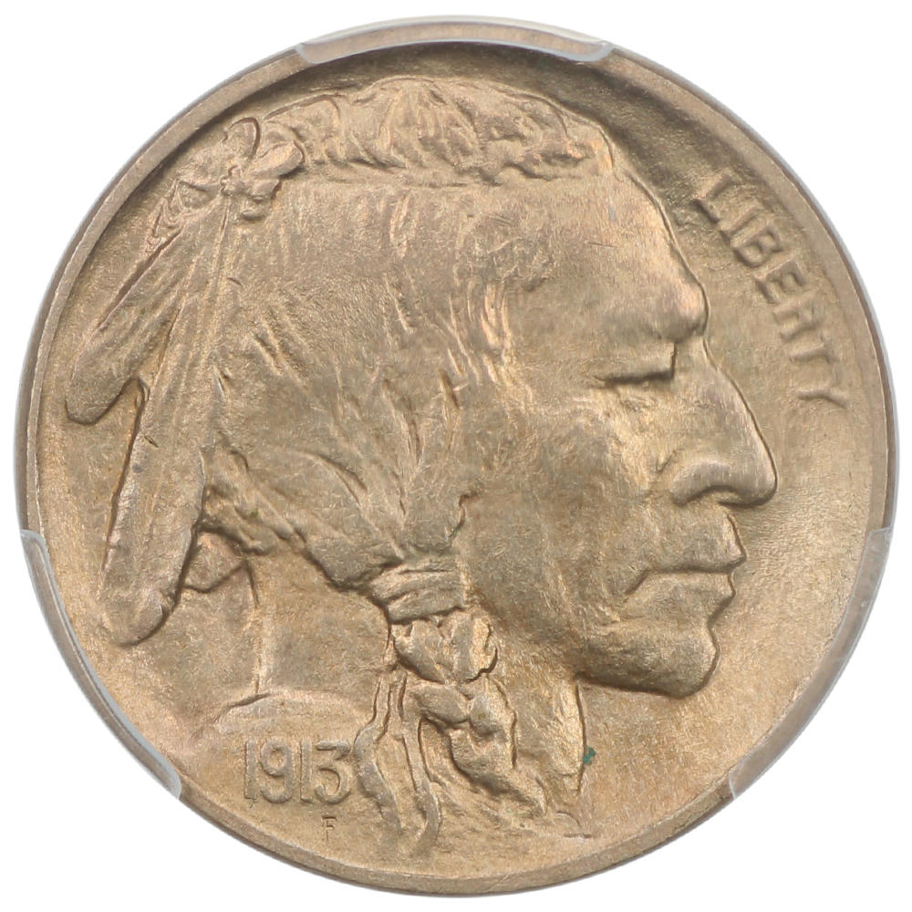 image for: 1913 Buffalo, Type 1 5c PCGS MS65