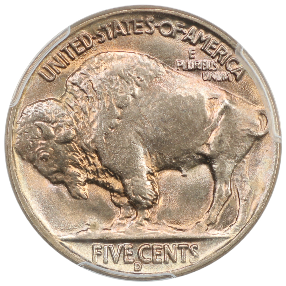 image for: 1938-D/S Buffalo 5c PCGS MS66