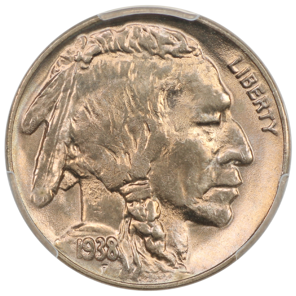 image for: 1938-D/S Buffalo 5c PCGS MS66