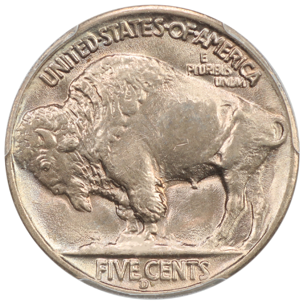 image for: 1938-D/D Buffalo 5c PCGS MS66