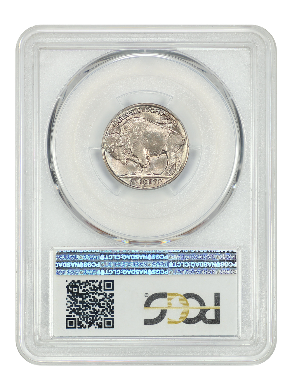 image for: 1938-D/D Buffalo 5c PCGS MS66