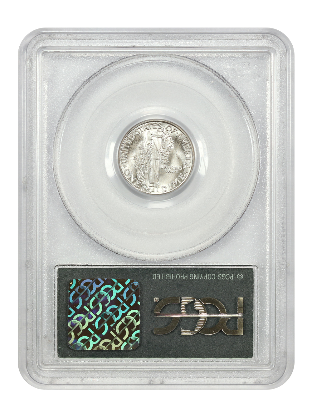 image for: 1929-D 10c PCGS MS65 FB