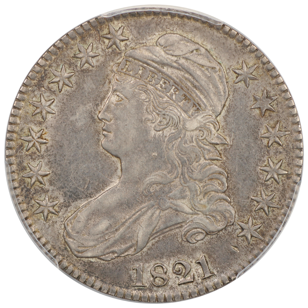 image for: 1821 50c PCGS AU53