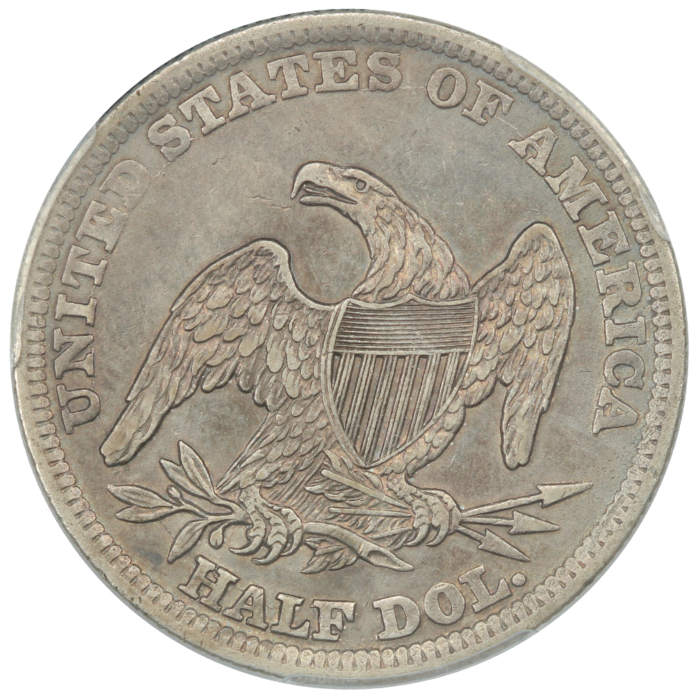 image for: 1838 Reeded Edge 50c PCGS XF45