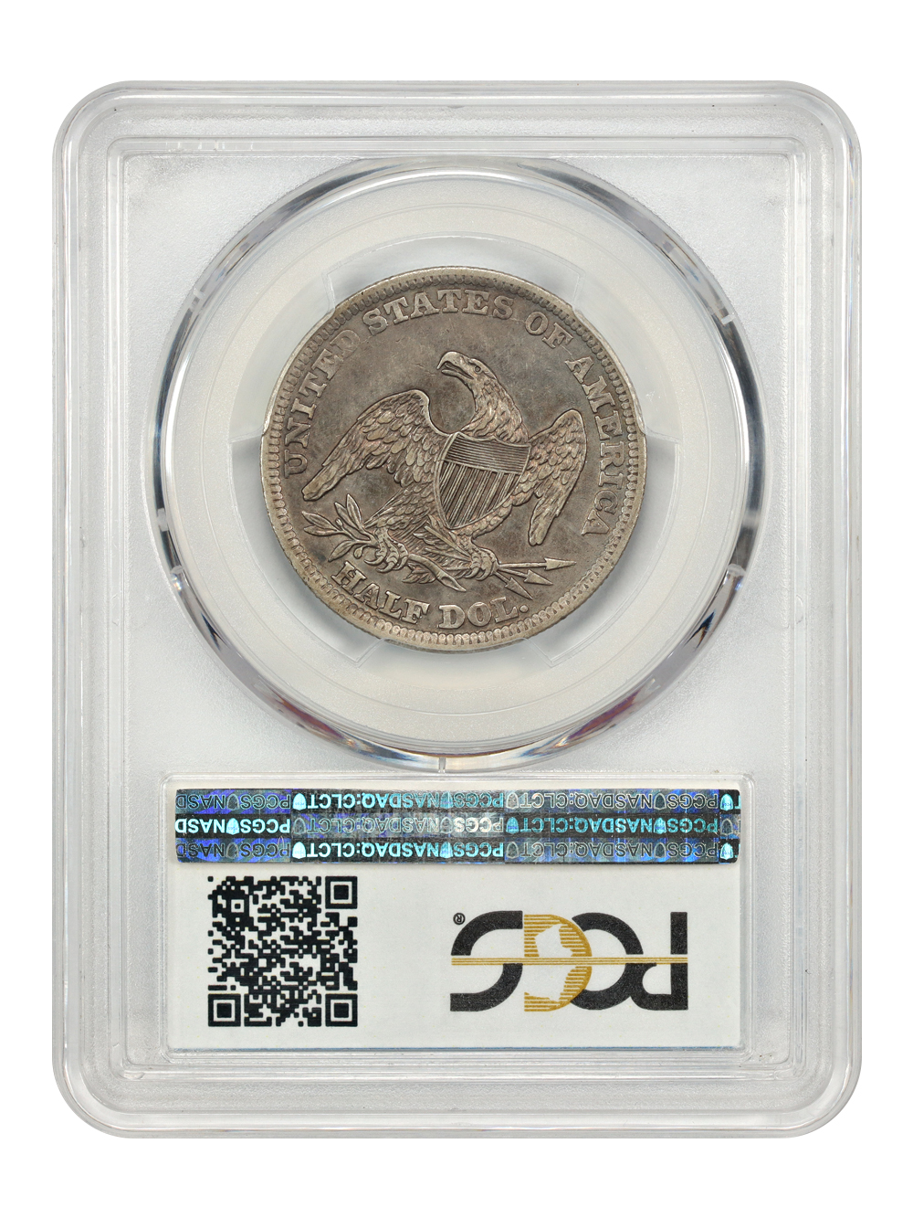 image for: 1838 Reeded Edge 50c PCGS XF45
