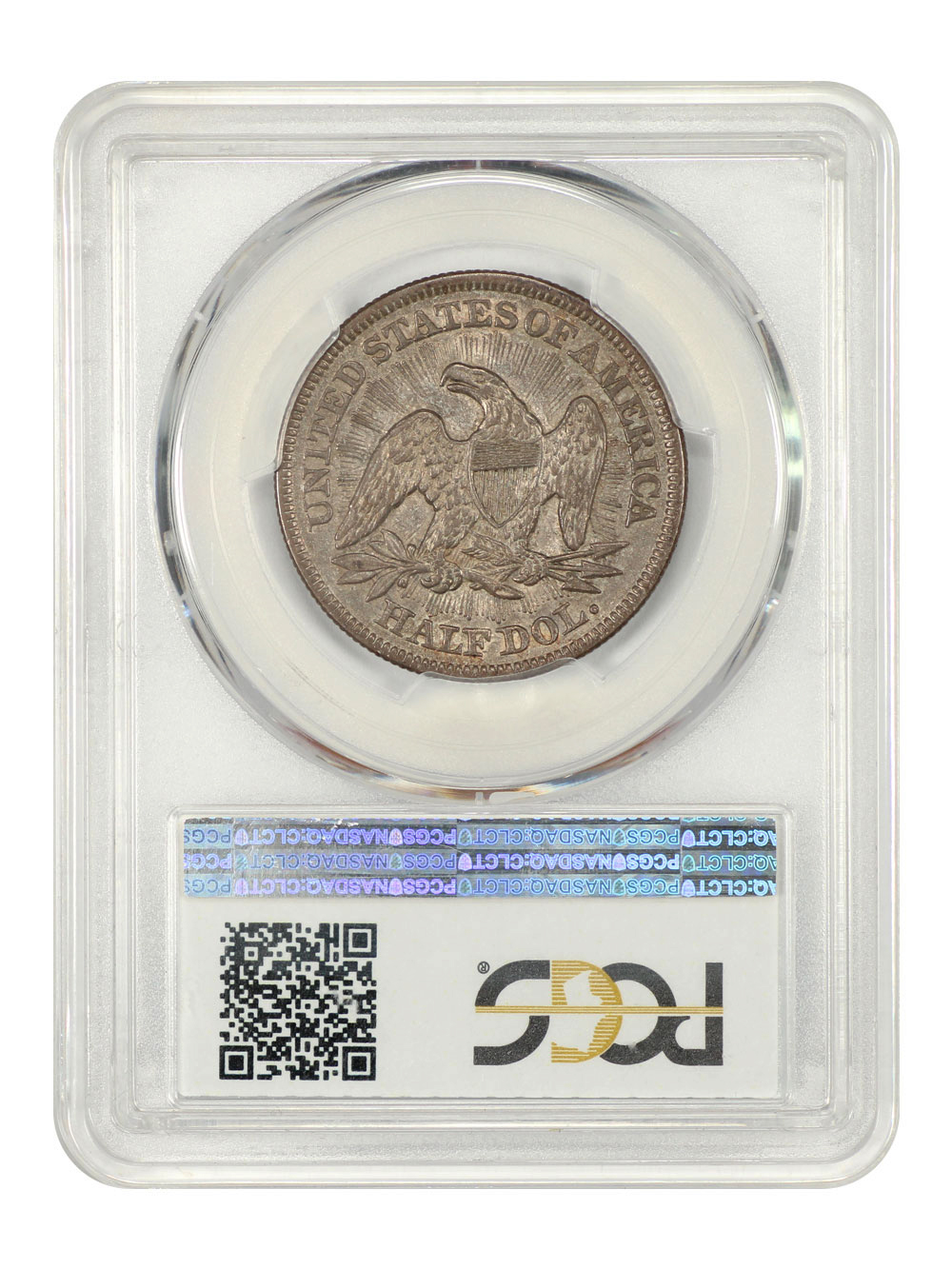 image for: 1853 Arrows & Rays 50c PCGS AU53