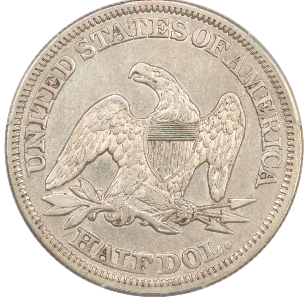 image for: 1858 50c PCGS XF45