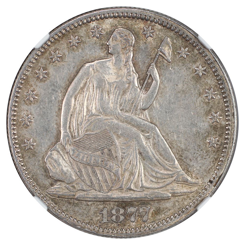 image for: 1877 50c NGC MS60